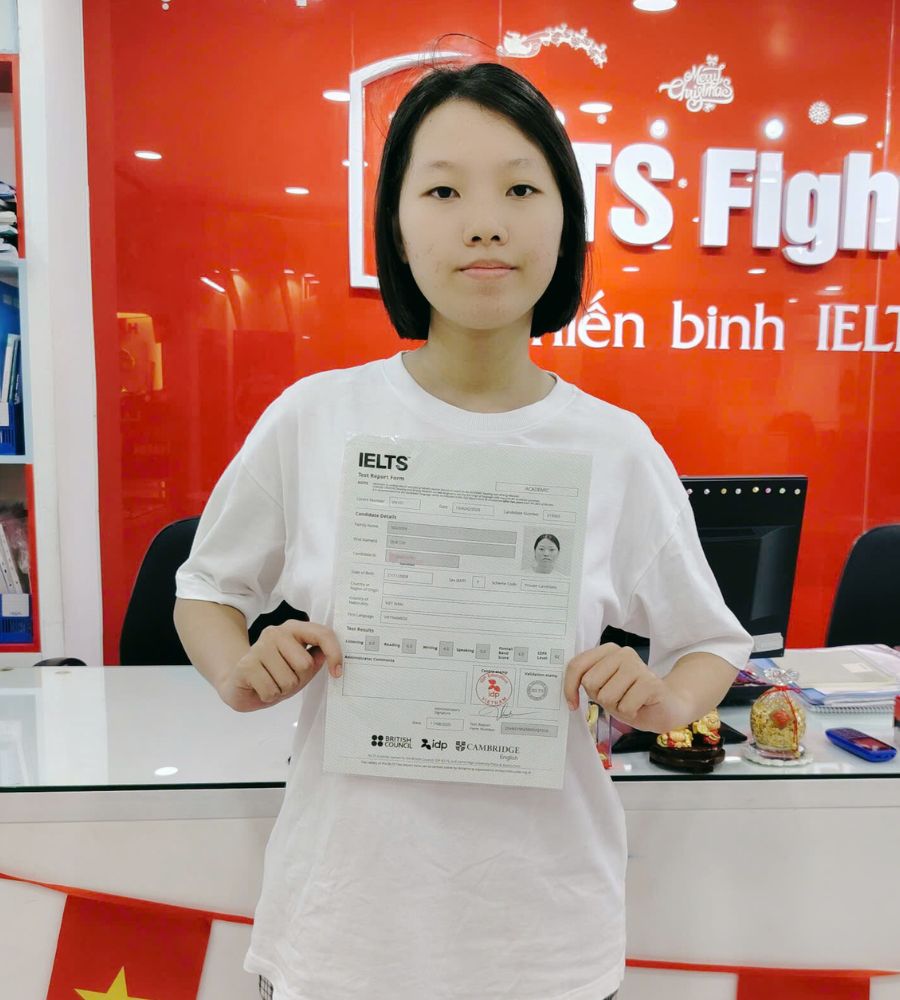 Nguyễn Quế Chi  6.0 IELTS