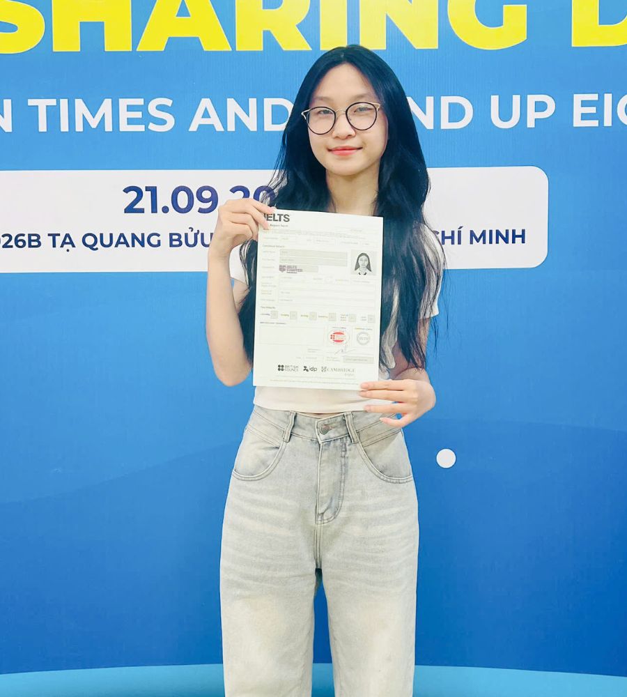Trần Ngọc Tr&acirc;m  6.5 IELTS