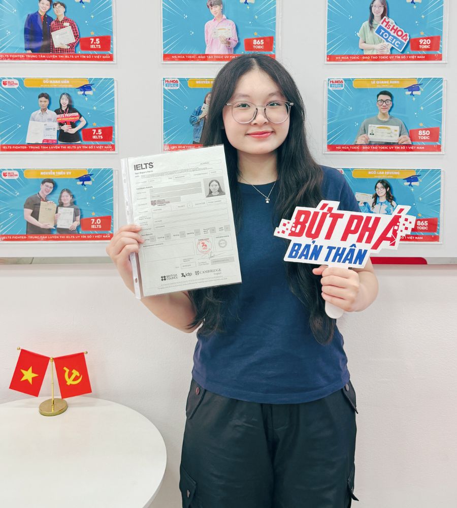 V&otilde; Thục Linh 7.0 IELTS