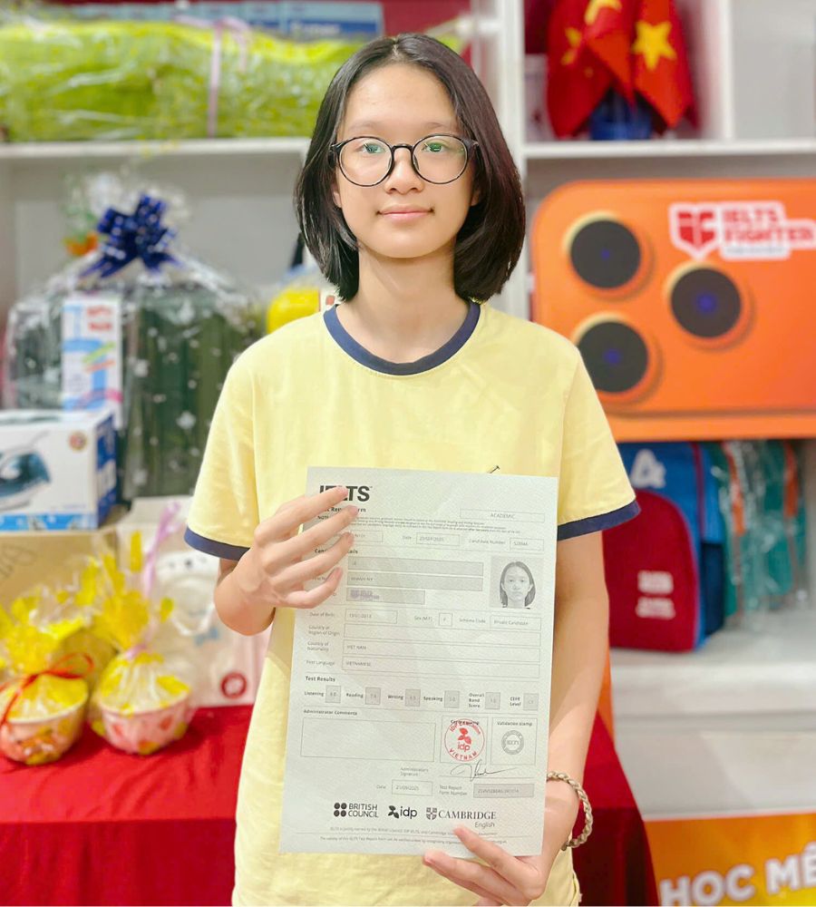 Lê Khánh My 7.5 IELTS