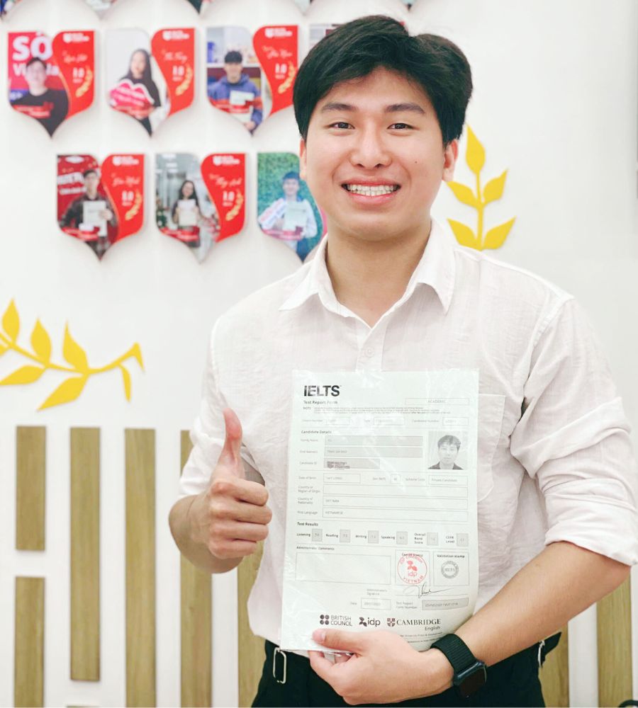 Vũ Trần Gia Bảo 7.0 IELTS