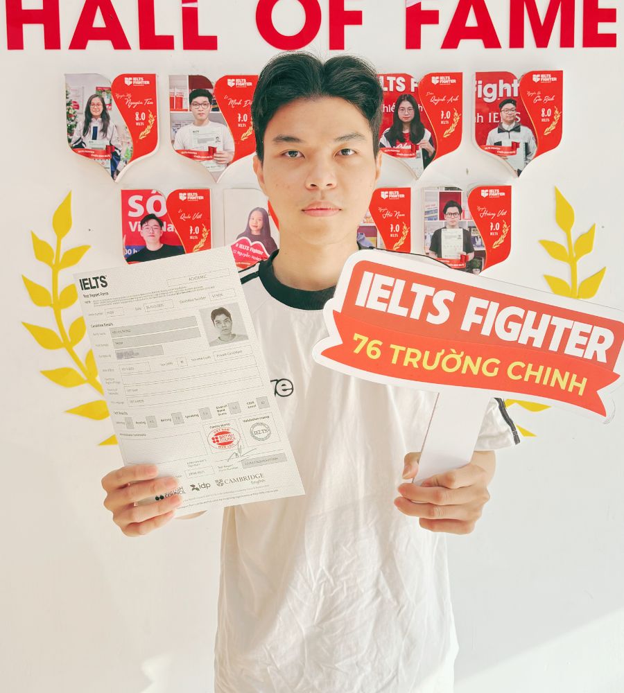 Nguyễn Trọng Thành 6.5 IELTS