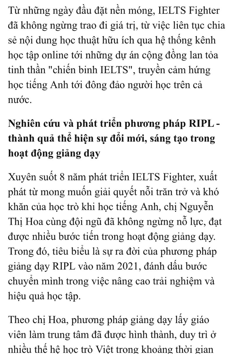 Người đứng sau thành công của hệ thống luyện thi IELTS hàng đầu Việt Nam 3