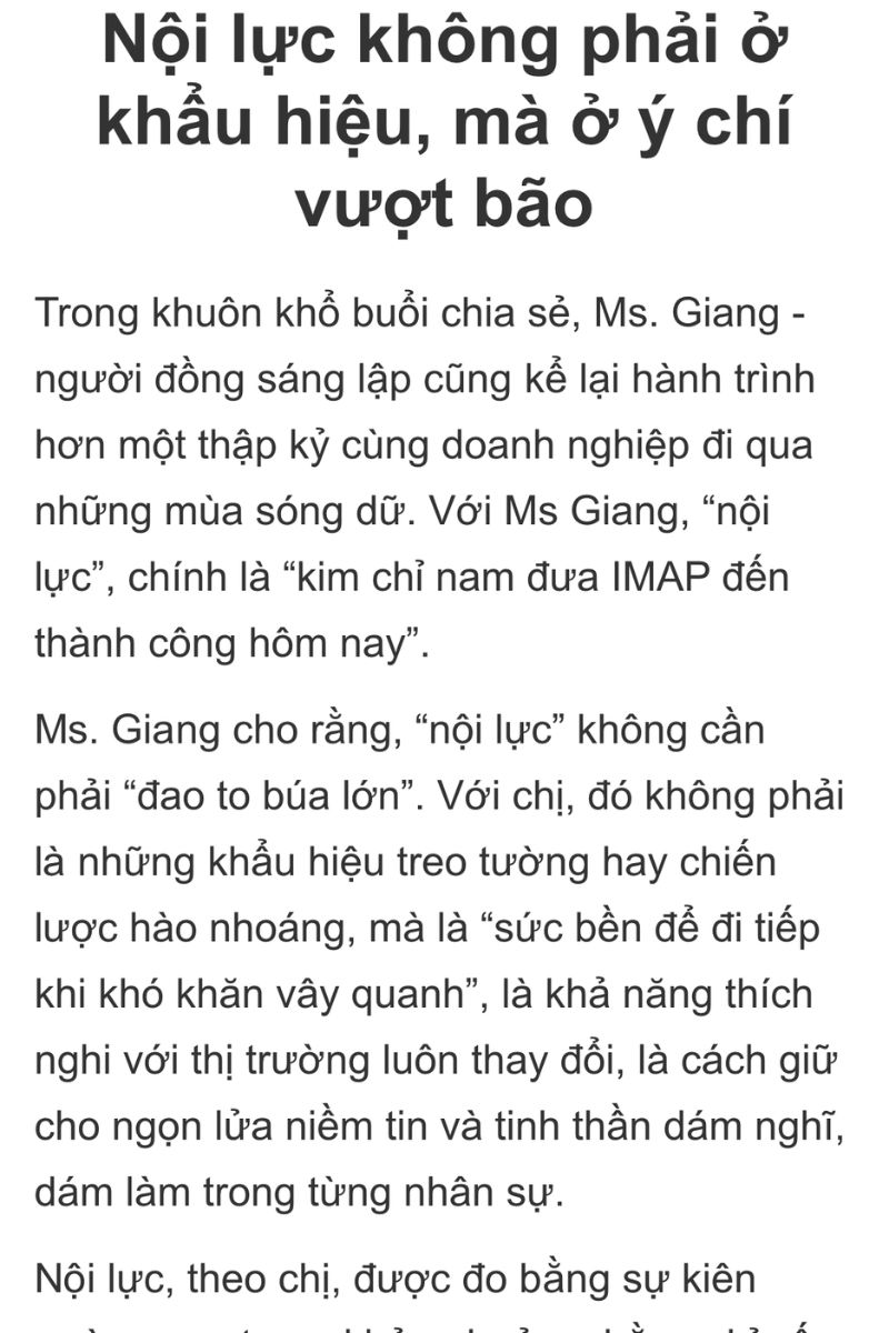Vượt bão bằng nội lực, hồi sinh nhờ tái cấu trúc và vận hành 10