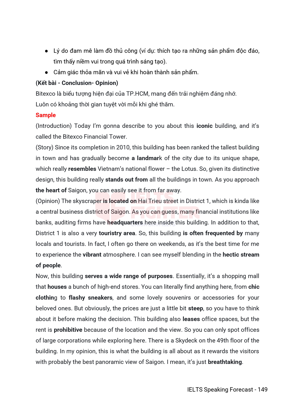 Forecast IELTS Writing Tasks 1 - 4
