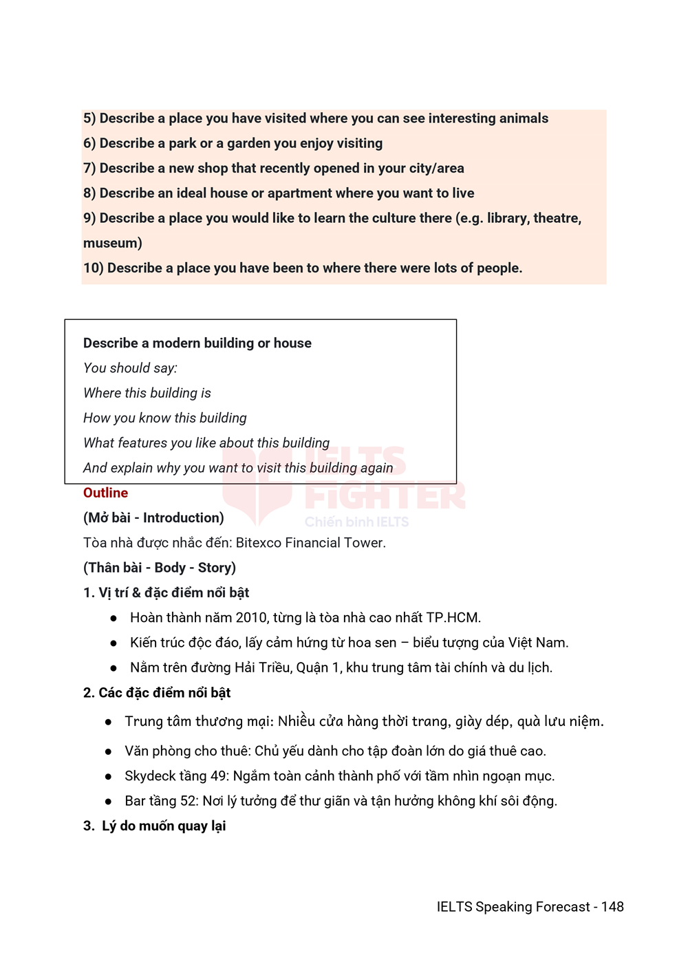 Forecast IELTS Writing Tasks 1 - 3