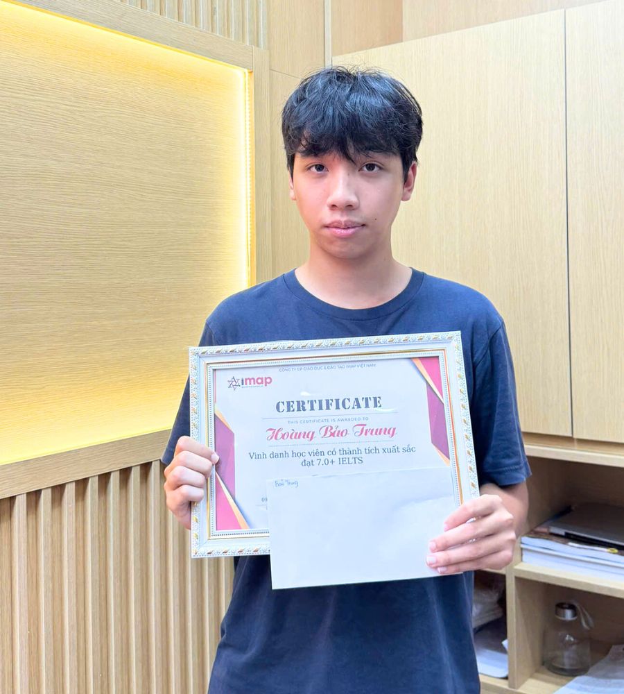 Ho&agrave;ng Bảo Trung 7.0 IELTS