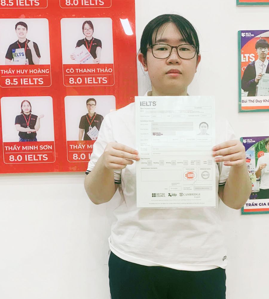 Nguyễn Diệu Hoa 7.0 IELTS