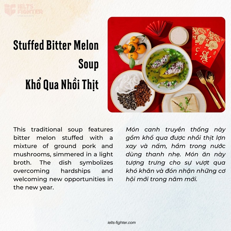 M&oacute;n ăn ng&agrave;y Tết tiếng anh 5