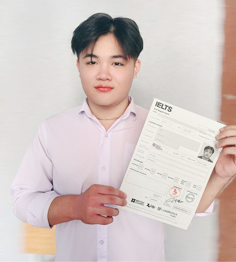 Trần Th&aacute;i Sơn 7.5 IELTS
