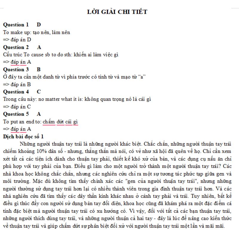 File 100 b&agrave;i đọc tiếng Anh 2