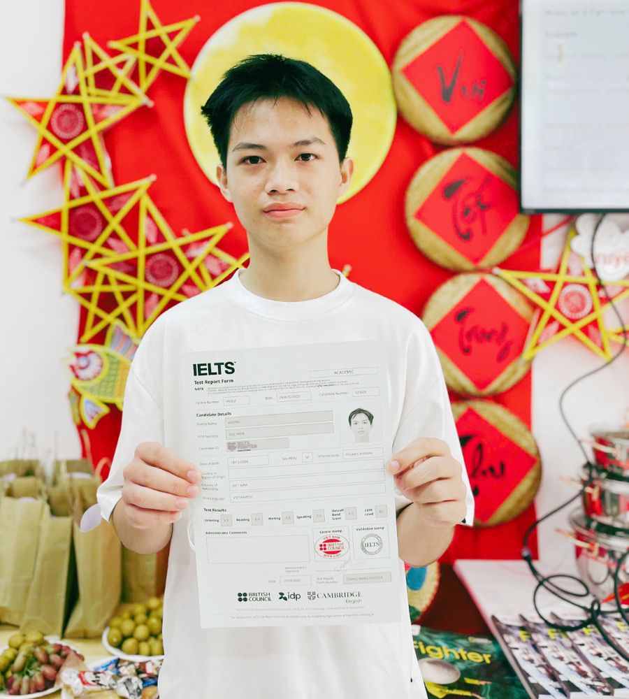 Vương Đức Hiền  6.5 IELTS