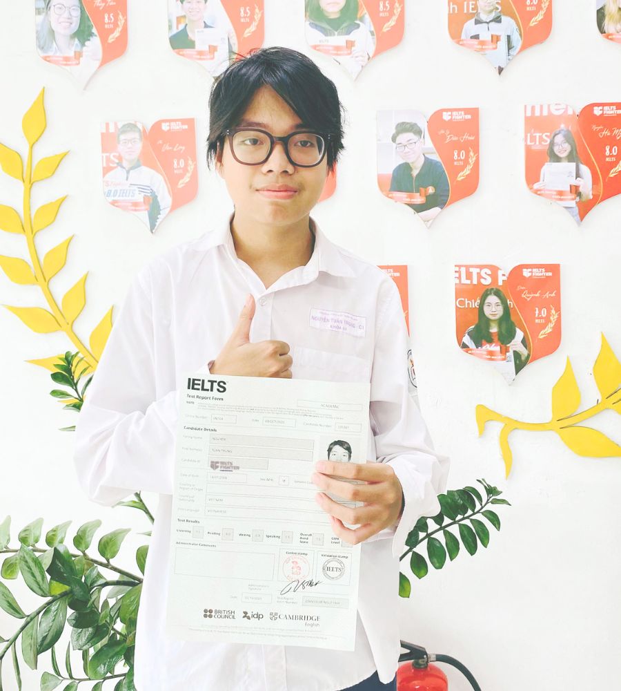 Nguyễn Tuấn Trung 7.0 IELTS