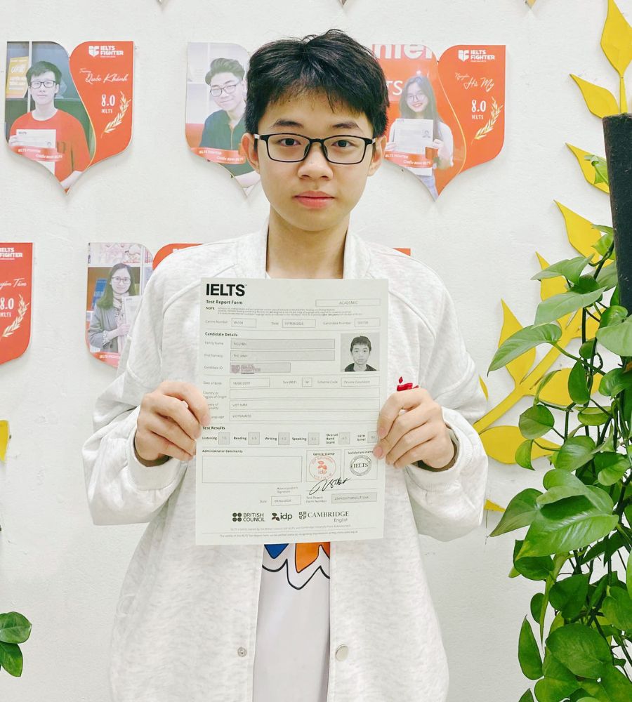 Nguyễn Thế Vinh 6.5 IELTS