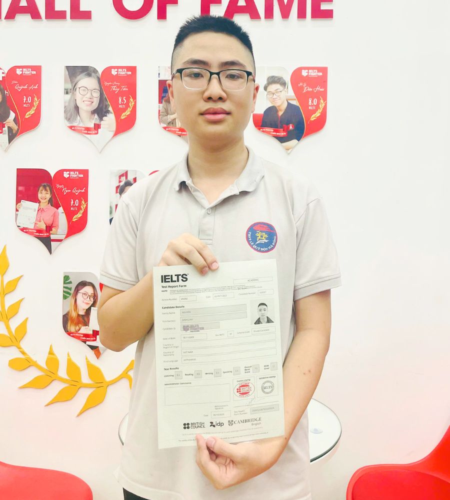 Nguyễn Đ&igrave;nh Linh 7.5 IELTS