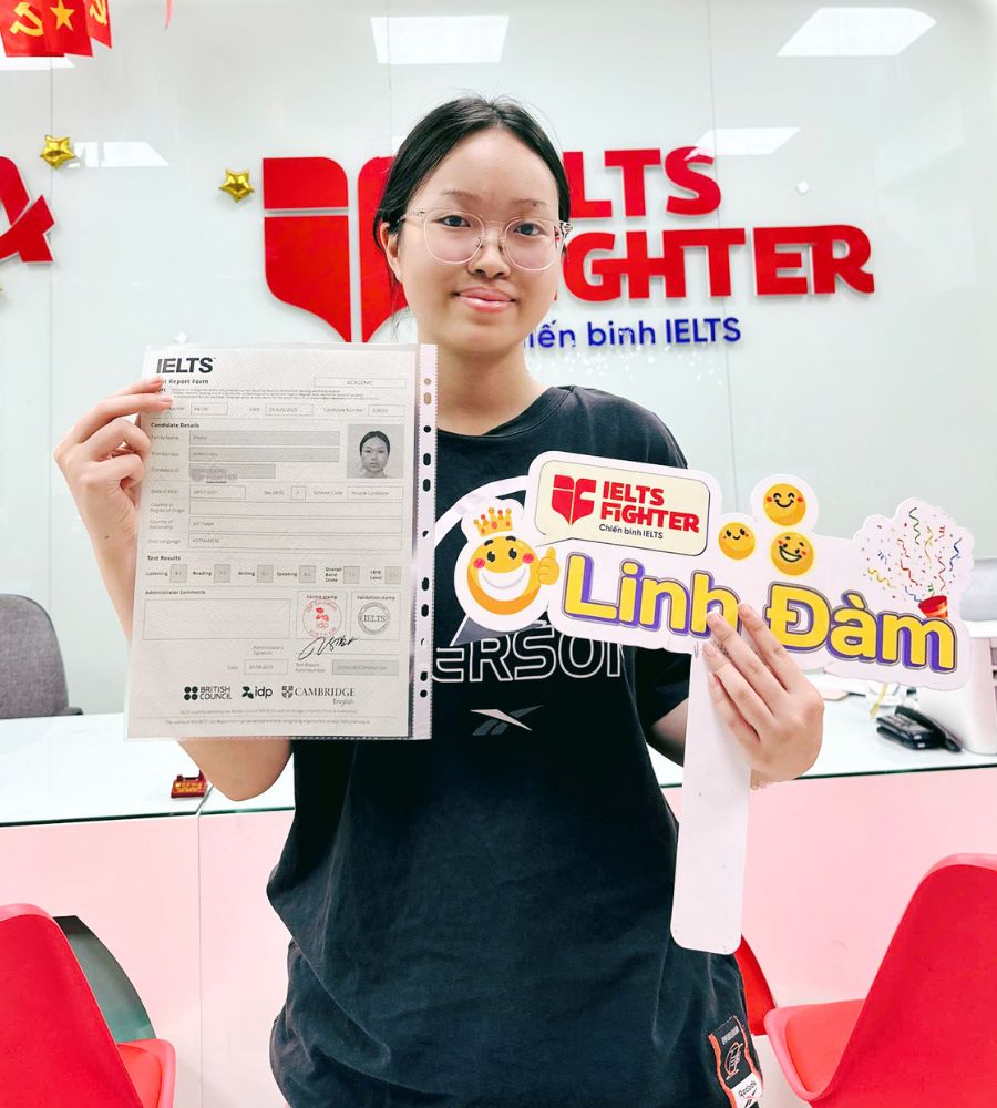 Phạm Minh Hiền 7.5 IELTS
