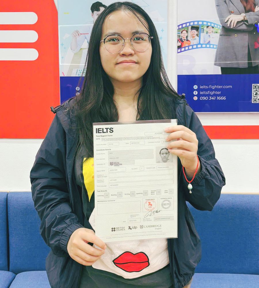 Nhữ Phương Anh 7.0 IELTS