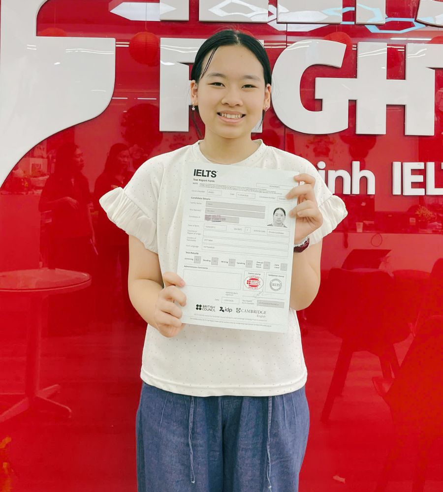 Trần Hà Linh 7.5 IELTS