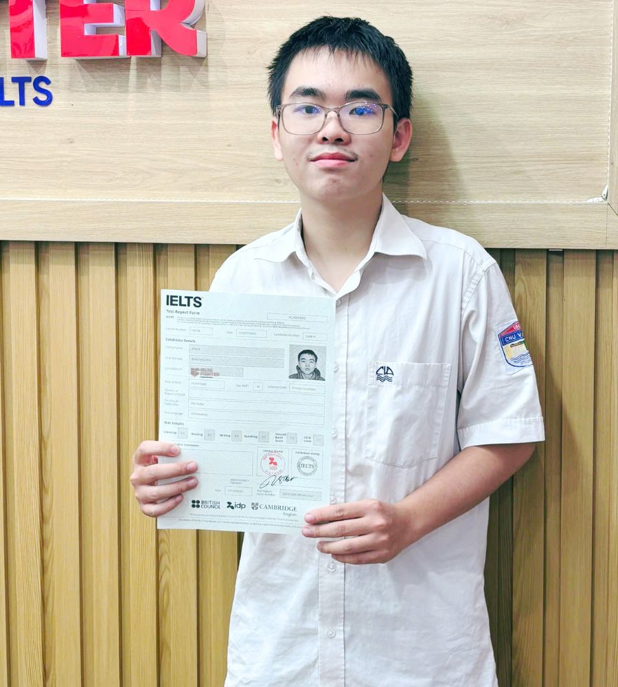 Phạm Kh&ocirc;i Nguy&ecirc;n  7.5 IELTS