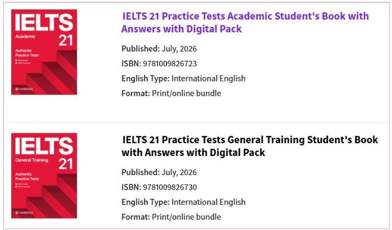 b&igrave;a cambridge IELTS 21