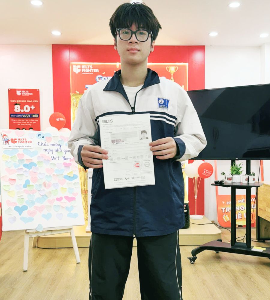 Nguyễn Bá Thành 7.0 IELTS