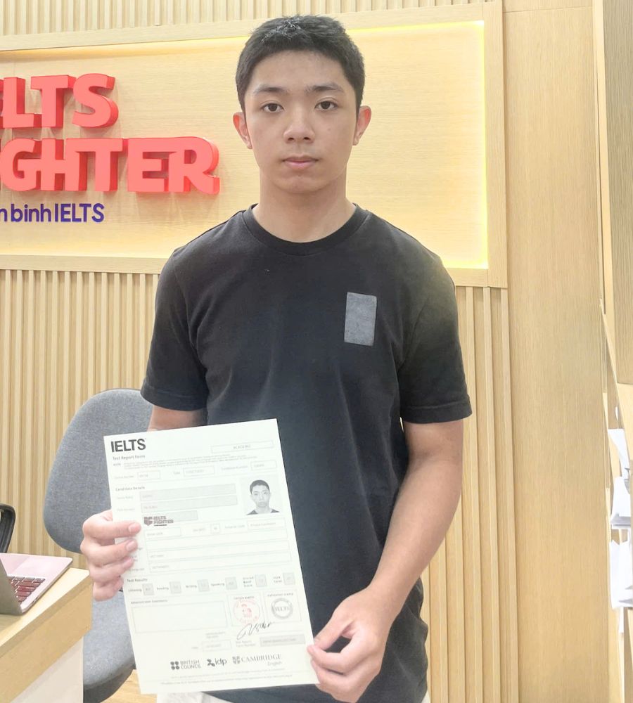 Lương Tr&iacute; Dũng 7.0 IELTS