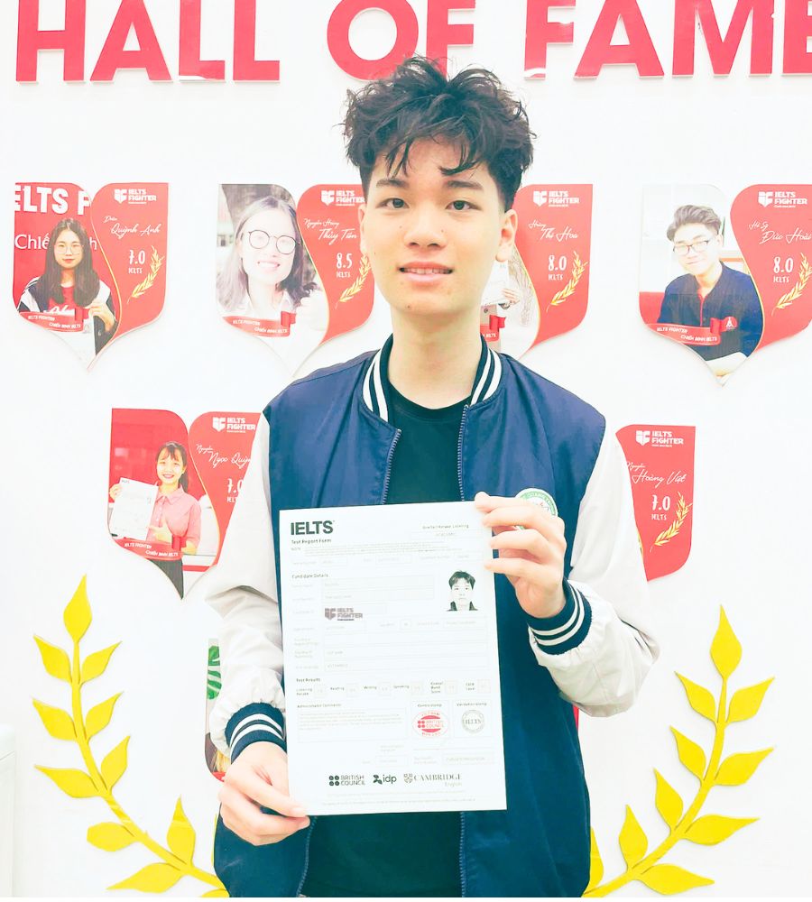 Nguyễn Th&aacute;i Ngọc Khải 7.0 IELTS