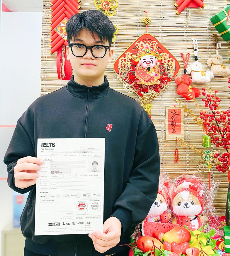Phạm Minh Tiến 6.5 IELTS