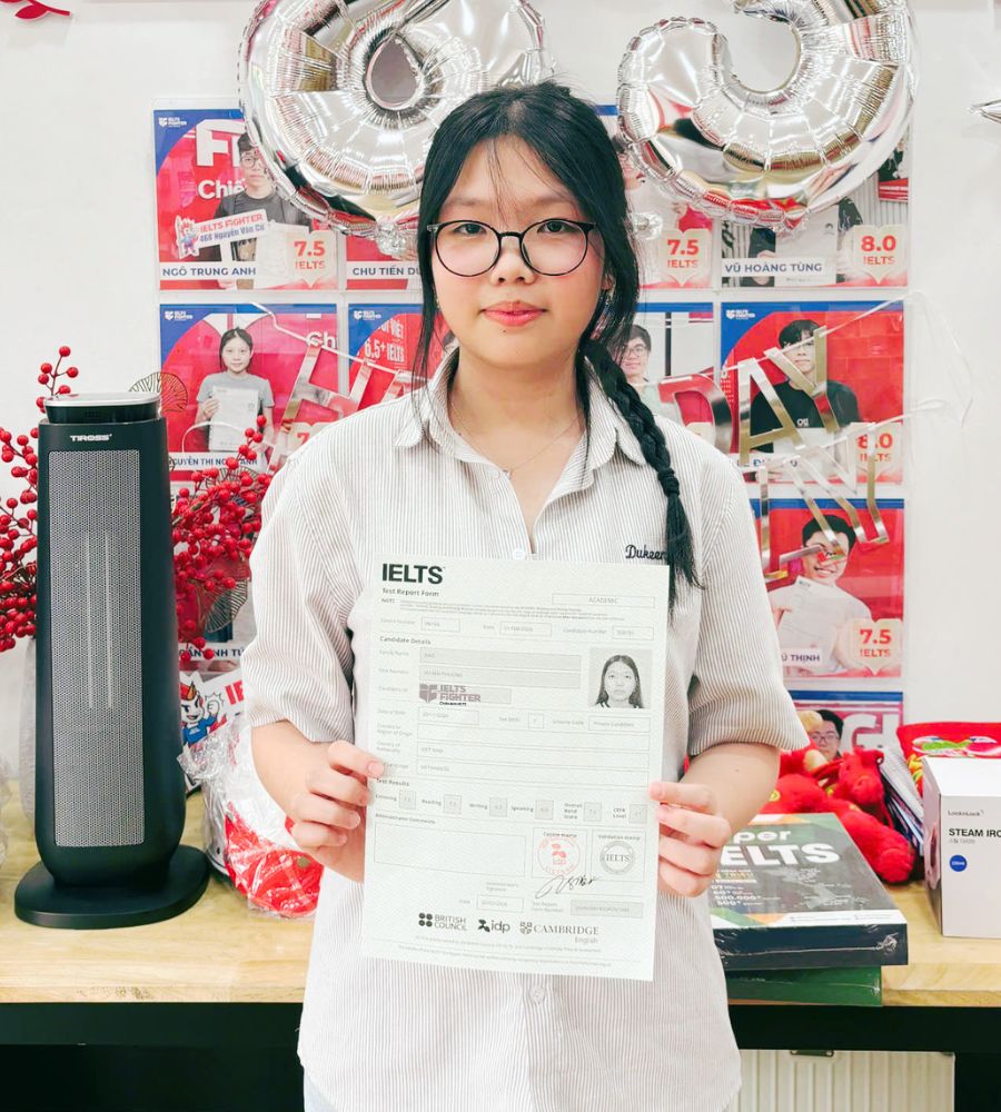 Đ&agrave;o Vũ Mai Phương  7.0 IELTS