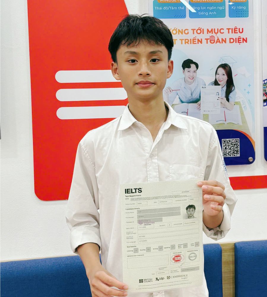 Gi&aacute;p L&ecirc; Minh  6.5 IELTS
