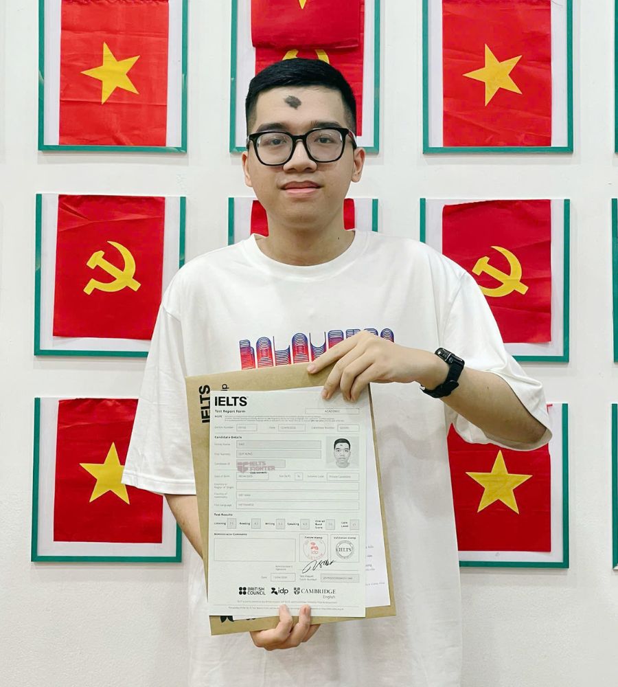 Đ&agrave;o Duy Hưng 7.0 IELTS