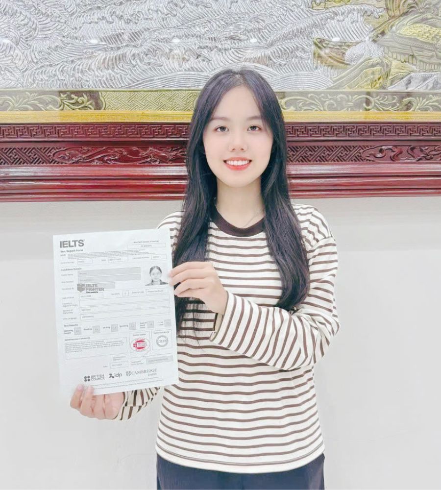 Ph&ugrave;ng Thị Hương L&yacute; 7.0 IELTS