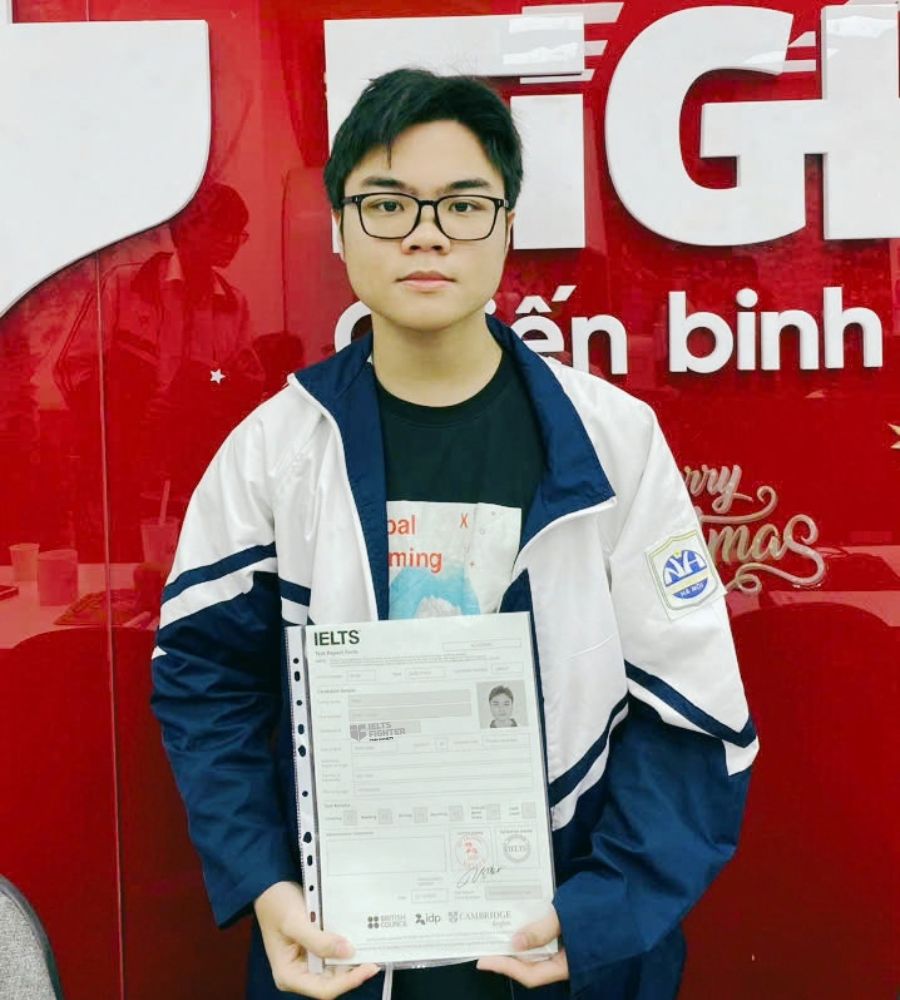 Trần Quốc Cường 7.5 IELTS