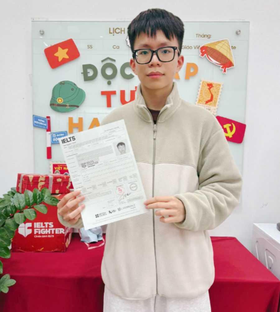 Trần Minh Nam 6.5 IELTS