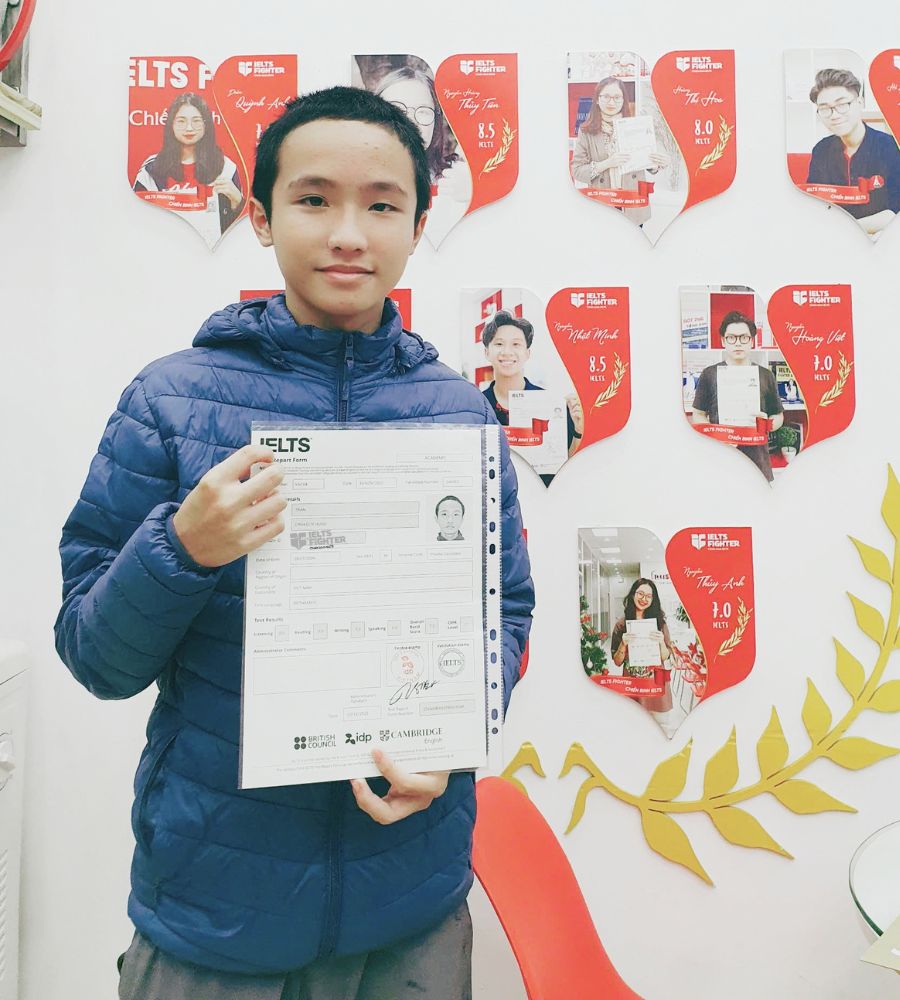 Trần Đình Duy Hưng 7.5 IELTS