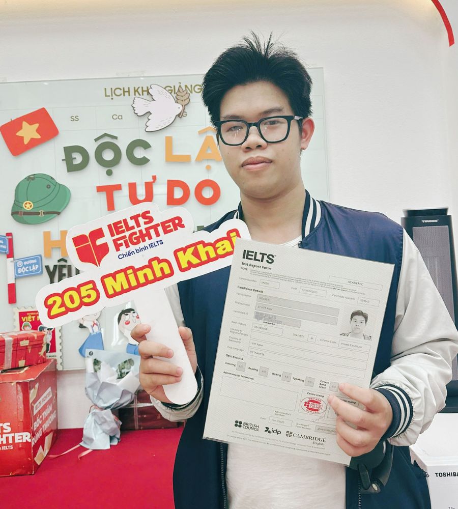 Nguyễn Sỹ Việt Anh  6.0 IELTS