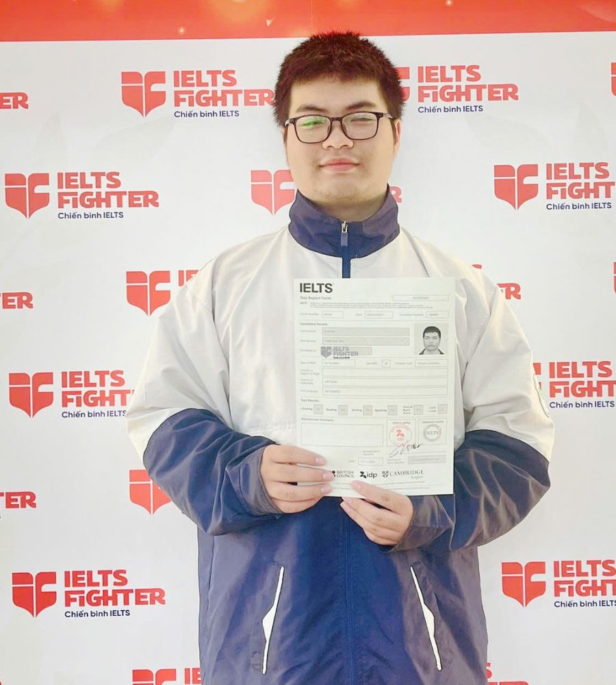 Nghi&ecirc;m Tuấn Đức Anh 8.0 IELTS