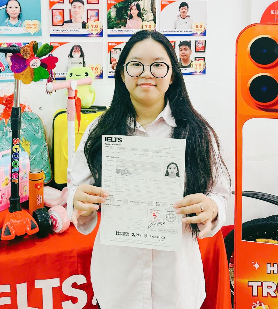 Nguyễn Quỳnh Như 7.0 IELTS