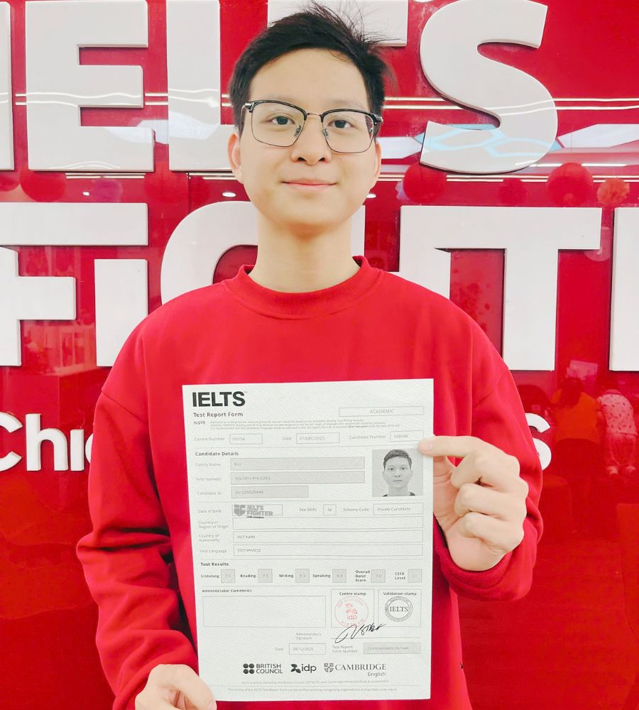 B&ugrave;i Nguy&ecirc;n Phương  7.0 IELTS