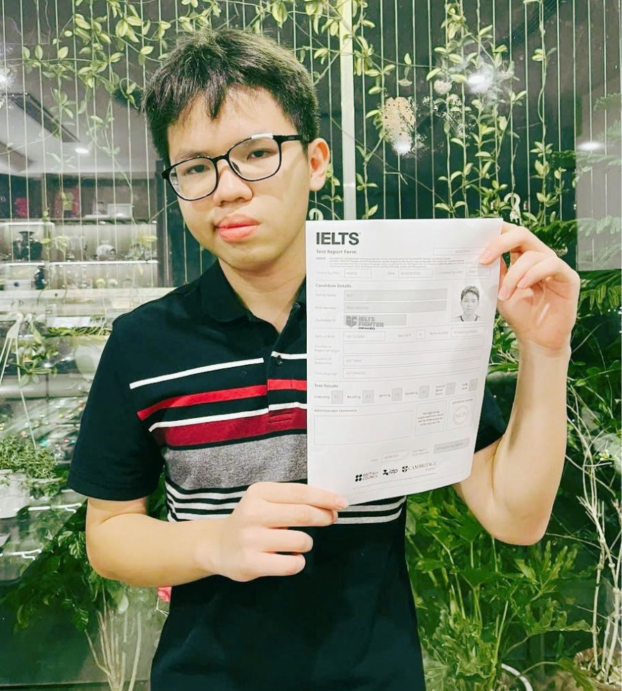 B&ugrave;i Bảo Nguy&ecirc;n  7.5 IELTS