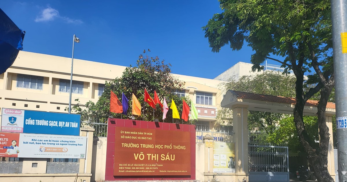 trường THPT Võ Thị Sáu