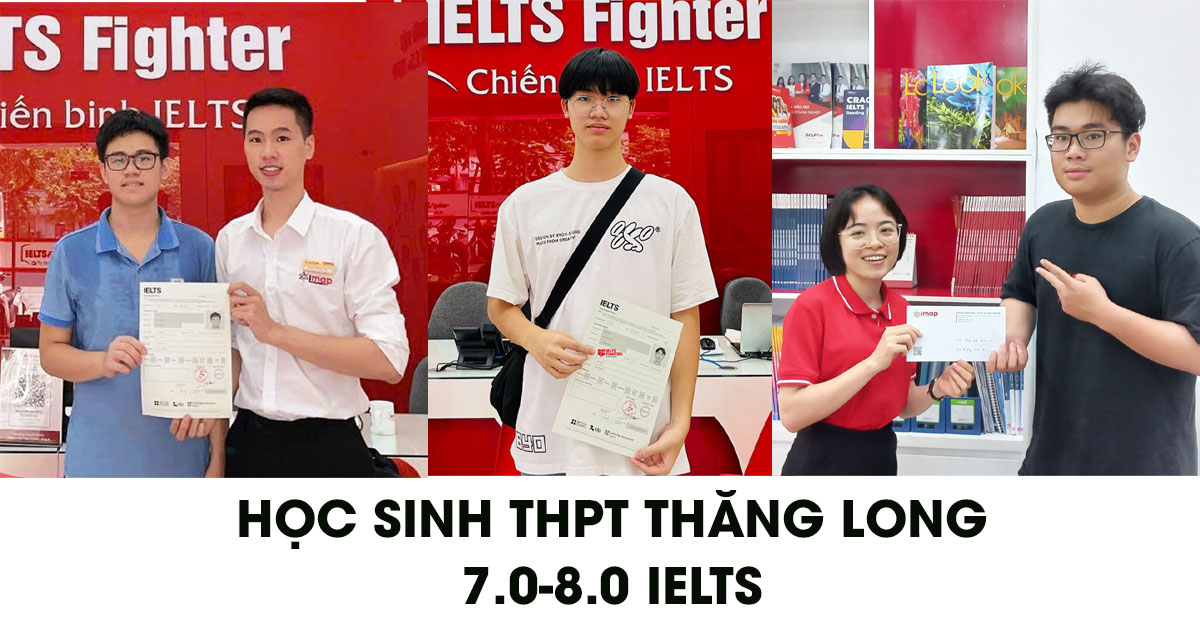 Top 5 học sinh THPT Thăng Long chinh phục 7.0-8.0 IELTS