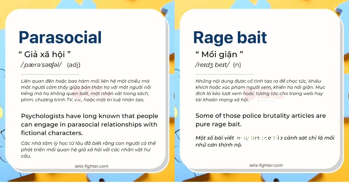 Từ của năm: Parasocial, Rage Bait, Aura Farming, Bio Hacking, Vibe Coding là gì?