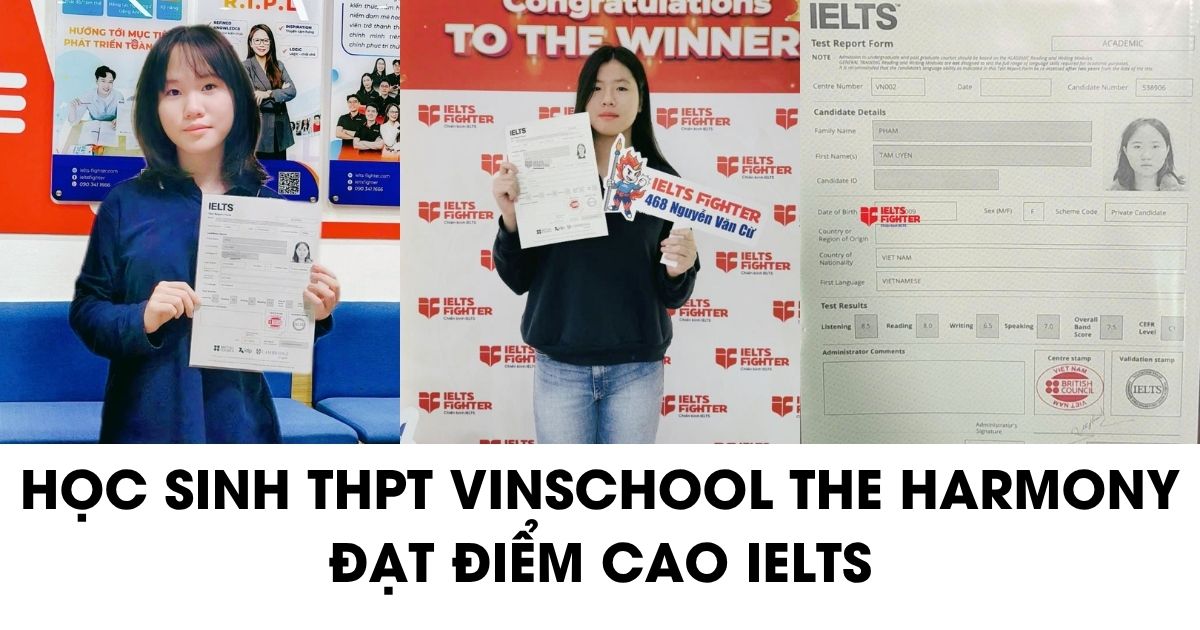 Học sinh THPT Vinschool The Harmony chia sẻ cách học IELTS
