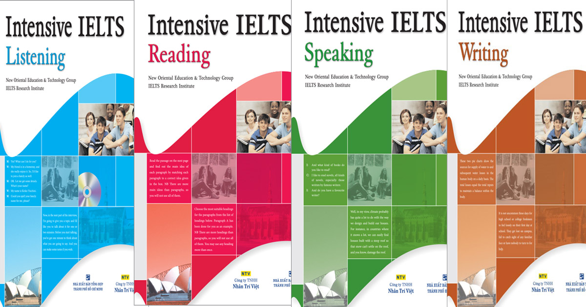 Trọn bộ sách Intensive IELTS listening, reading, speaking, writing {Ebook + Audio}