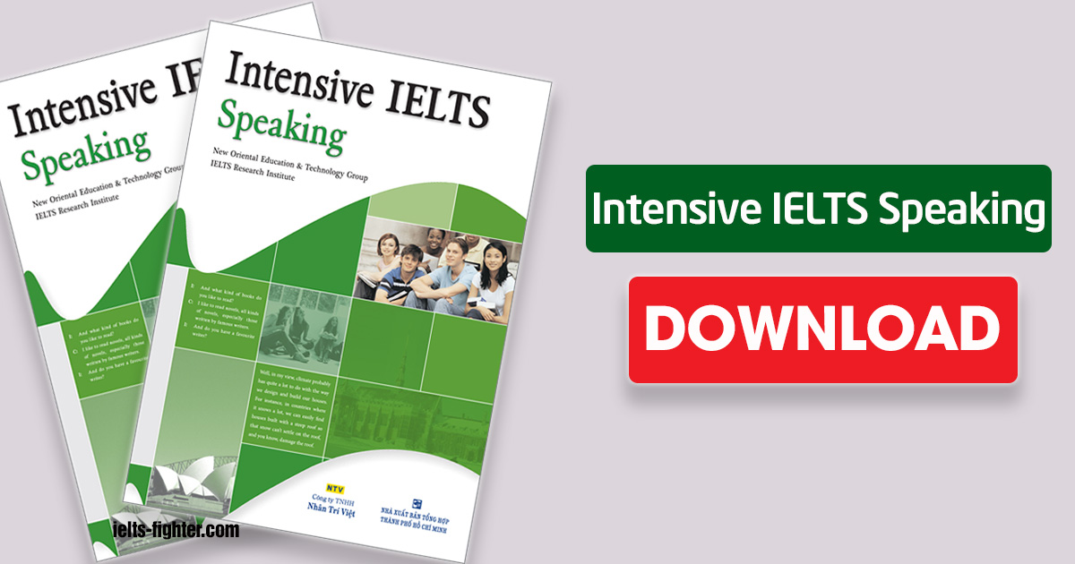 Intensive IELTS Speaking - Sách tự học IELTS Speaking hữu ích