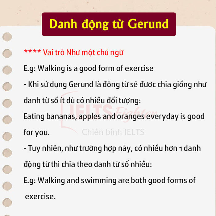 Danh động từ gerund và động từ nguyên mẫu 1