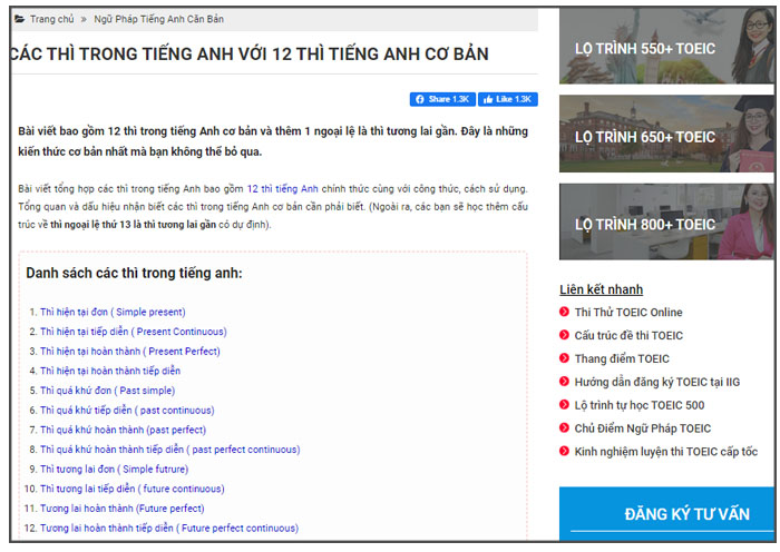 12 website tự học tiếng Anh online miễn phí 5