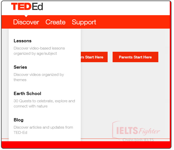 Những website học IELTS online miễn phí Ted-ed: ed.ted.com