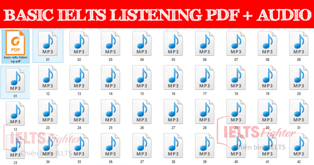 [PDF + Audio] Basic IELTS Listening - sách luyện nghe cho beginner